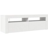 TV ormarić s LED svjetlima bijeli 120 x 35 x 40 cm | shoptok.hr