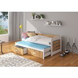 ADRK Otroka postelja TIARRO z vzmetnicama 87 cm - BELA-HRAST Cene