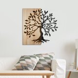 Wallxpert Aura of Nature -1 - Natural, Black NaturalBlack Decorative Wooden Wall Accessory | Eponuda.com