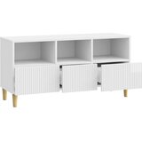 TV omarica Bela visok sijaj 102 x 34,5 x 50 cm Inženirski les, (5000238916) | Shoptok.si