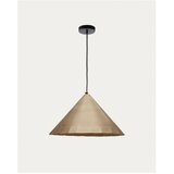 Kave Home Viseća svjetiljka mjedena s metalnim sjenilom ø 46 cm Parlava – | shoptok.hr