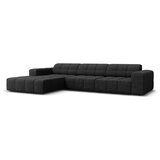 Cosmopolitan Design Antracitno siva kotna sedežna garnitura (levi kot) Chicago – | Shoptok.si