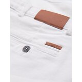 Ombre Men's denim classic shorts with rolled up leg - white | shoptok.hr