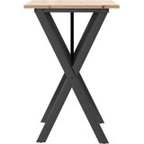  Blagovaonski stol X-oblika 80x50x75 cm od borovine i čelik | shoptok.hr
