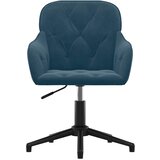  Okretne blagovaonske stolice 2 kom plave baršunaste | shoptok.hr