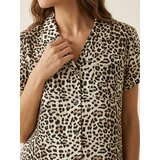 Sinsay Dvodijelna pidžama od viskoze s leopard uzorkom | shoptok.hr