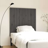  Zidno uzglavlje sivo 108x3x110 cm od masivne borovine Cijene