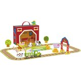 Tooky Toy drveni kofer s dodacima - farma | shoptok.hr