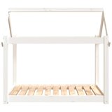 Krevet za pse bijeli 101x70x90 cm od masivne borovine | Eponuda.ba