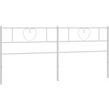  The Living Store Kovinsko vzglavje belo 180 cm - Vzglavje, (21453784) | Shoptok.si