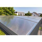 WESTMANN aluminijska nadstrešnica za automobile s okruglim lukom Stockholm 17 m2 (3x6 m) | BRANDED IN GERMANY | shoptok.hr