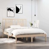  Okvir za krevet od masivnog drva 135 x 190 cm 4FT6 bračni | shoptok.hr