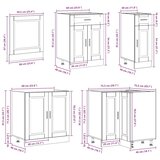  11-dijelni set kuhinjskih ormarića Porto konstruiranog drva | shoptok.hr