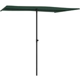  Zunanji senčnik z aluminijastim drogom 2x1,5 m zelen, (20610404) | Shoptok.si