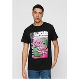 Mister Tee Black T-shirt with lotus flower Cene