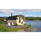 Male kuće Vanjska sauna RUKA 240 × 565 cm sa šindrom | shoptok.hr