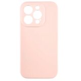 Silikonska SOFT futrola sa zaštitom kamere iPhone 15 PRO BEBI-ROZE