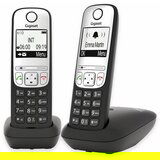 Gigaset A690 Duo Analog telephone Caller ID Black, Silver | shoptok.hr