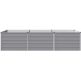  Povišeni vrtni krevet Siva 240 x 80 x 55 cm | shoptok.hr
