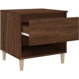  Noćni ormarići 2 kom Smeđi hrasta 50x46x50 cm konstruirano drvo | shoptok.hr