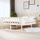  Posteljni okvir iz trdnega lesa 150x200 cm 5FT, (20643156) | Shoptok.si