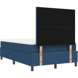  Krevet s podlogom s madracem i klupom plavi 120x190 cm tkanina | shoptok.hr