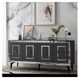 Hanah home karya - anthracite, silver anthracitesilver console | ePonuda.com