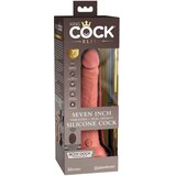 Pipedream King Cock 7" Elite Dual density Vibrator, 10 režima vibracije, Vodootporan, 17.8 cm Cene