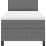 Box Spring Krevet s Madracem Svijetlo Sivi 100x200 cm Kordurojsko Platno | shoptok.hr