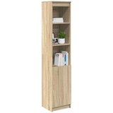 vidaXL Visoka omara sonoma hrast 37,5x35x180 cm inženirski les | Shoptok.si