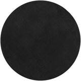  Tepih HUARTE kratkih vlakana mekani i perivi crni Ø 200 cm | shoptok.hr
