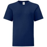 Fruit Of The Loom Navy blue children's t-shirt in combed cotton Cene