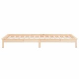  LED okvir kreveta 90 x 190 cm mali od masivnog drva | shoptok.hr
