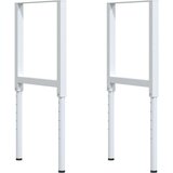 vidaXL Delovna miza 100x60x(71,5-98) cm trdna hrastovina | Shoptok.si