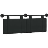  Držeće uzglavlje Zidne Jednobojno Crna 130 x 55 x 5 cm tkanina - Crna 120 cm bez LED svjetla | shoptok.hr