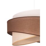  Duolla - Luster na sajli BROOKLYN 1xE27/40W/230V, prečnik 50 cm, braon/bež/bela | Eponuda.com