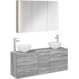  Set namještaja za kupaonicu 4 kom. Siva Sonoma | shoptok.hr
