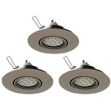 Eglo 78705 - SET od 3 LED ugradnih svetiljki PENETO 1xGU10/3,3W/230V hrom | Eponuda.com