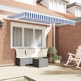 Zamjensko platno za tendu Plava i bijela 3,5 x 2 m Poliester | Eponuda.com
