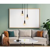  ITALUX PND-65342-3-BK+AMB - Luster SANTIA na sajli 3xE27/40W/230V | Eponuda.com