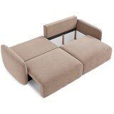 Makamii Svjetlo smeđa sklopiva/s prostorom za odlaganje sofa 238 cm Kalena – | shoptok.hr