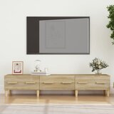 TV ormarić boja hrasta 150x34,5x30 cm od konstruiranog drva | shoptok.hr