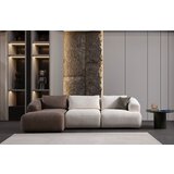 Atelier Del Sofa ugaona garnitura sofia, 290x105x85 cm, braon-bela | Eponuda.com