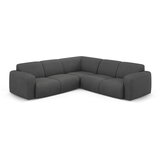 Micadoni Temno siva kotna sedežna garnitura (s kotom po izbiri/v obliki črke L) Molino – Home | Shoptok.si
