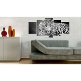 Slika - Leopard - black&amp white 200x100 | shoptok.hr