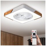  Brilagi-LED prigušiva svetiljka sa ventilatorom LED/30W/230V 3000-6500K bela/hrast + daljinski upravljač | Eponuda.com