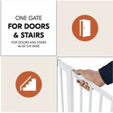 Hauck Varovalna ograja CLEAR STEP 2 + 21cm | Shoptok.si