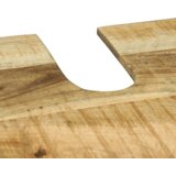 vidaXL Komplet pohištva za kopalnico 4 pcs Rjava Masiven les manga | Shoptok.si