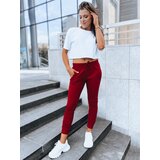 DStreet Spodnie damskie dresowe FITS bordowe | shoptok.hr