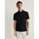 Reserved polo majica regular - črna | Shoptok.si